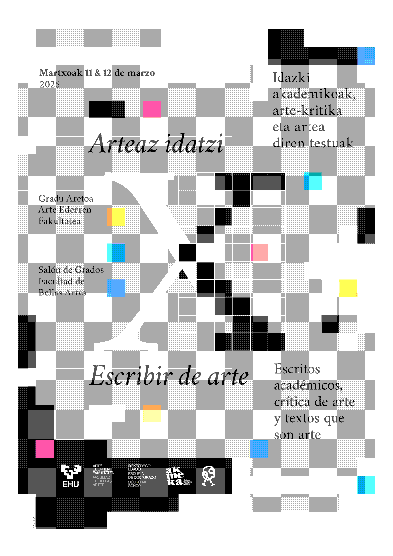 Taller "Romancero Sintético. Taller de escritura literaria con Modelos de Lenguaje Pequeños" en las Jornadas Escribir de Arte de la UPV/EHU